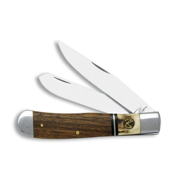 ABKT Roper Trapper Laredo Knife 2 Blades Stag/Wood - Precision Shot Firearms