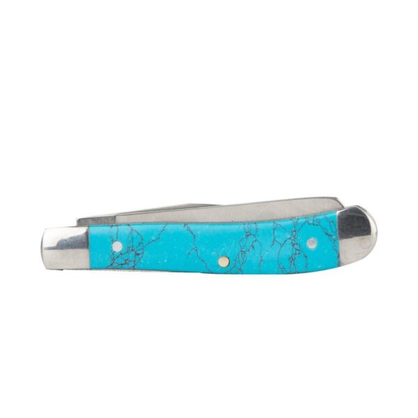 ABKT Roper Peanut Knife 2 Blades Turquoise - Precision Shot Firearms