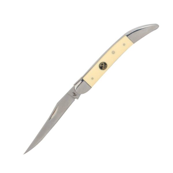 ABKT Roper Pecos Large Toothpick Knife 3-1/4" Clip Point Blade Yellow - Precision Shot Firearms