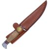 Roper Knives Deadwood Jr. Fixed Blade 3-1/4" Clip Point Blade Zebra Wood - Precision Shot Firearms