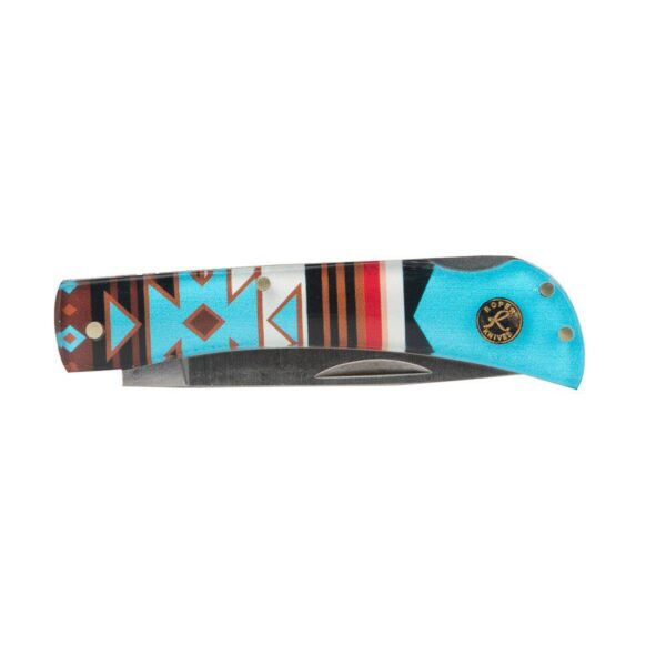 ABKT Roper Tumble Weed Sunset Series II Folding Knife 3" Drop Point Blade - Precision Shot Firearms