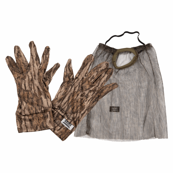 The Grind Face Mask and Glove Combo Mossy Oak Bottomland - Precision Shot Firearms