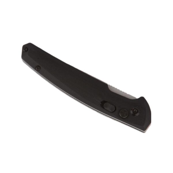 Telum Glaive Tactical Automatic Folding Knife 4" Drop Point Blade Black - Precision Shot Firearms