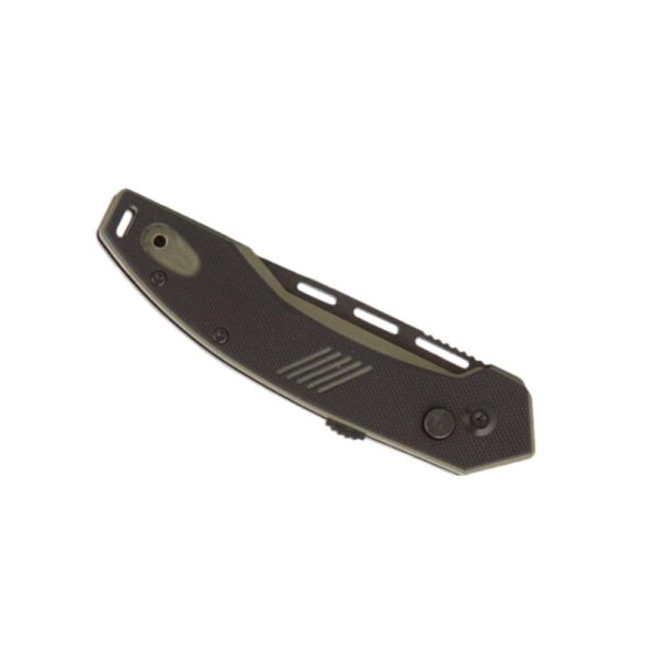 Telum Incinerator Tactical Automatic Knife 3-1/2" Drop Point Blade Black - Precision Shot Firearms