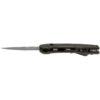 Telum Incinerator Tactical Automatic Knife 3-1/2" Drop Point Blade Black - Precision Shot Firearms