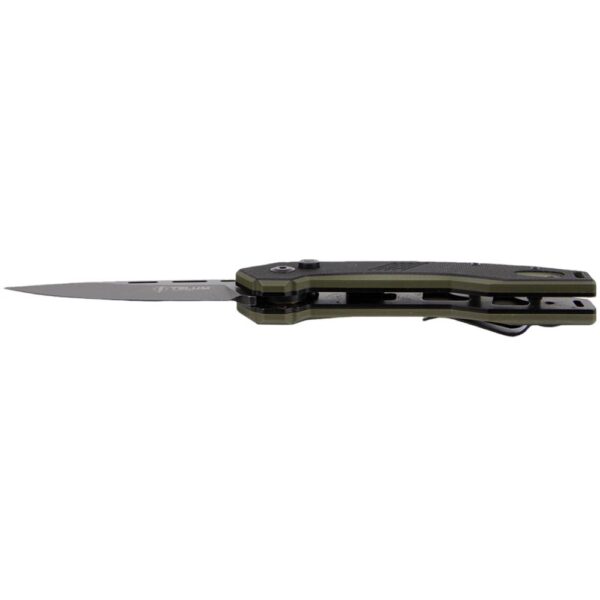 Telum Incinerator Tactical Automatic Knife 3-1/2" Drop Point Blade Black - Precision Shot Firearms