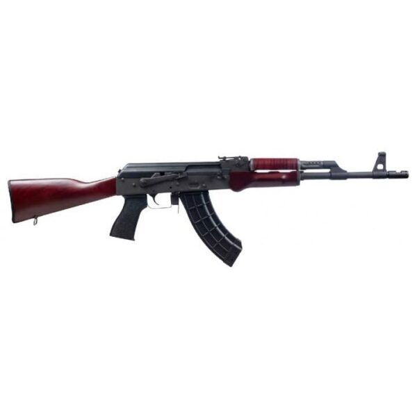 Century Arms VSKA AK Rifle 7.62x39mm 30rd Magazine 16.5" Barrel Russian Red Wood Stock Chevron Compensator - Precision Shot Firearms