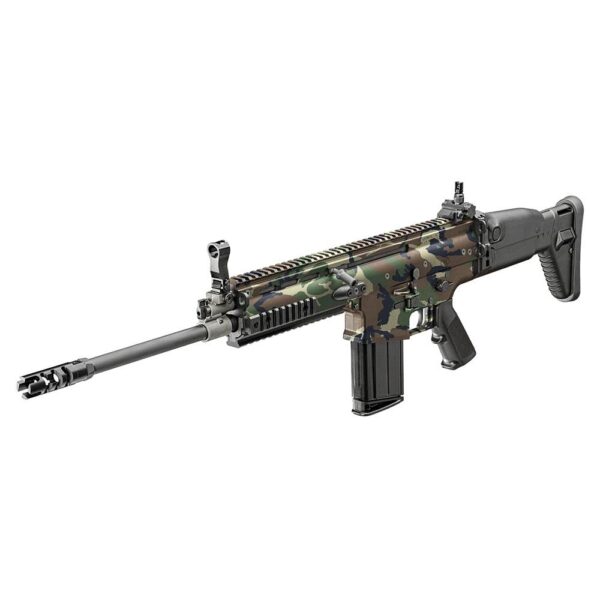 FN USA SCAR 17S NRCH Limited Edition Woodland Camo Rifle 7.62mm 20rd Magazine(1) 16.25" Threaded Barrel - Precision Shot Firearms