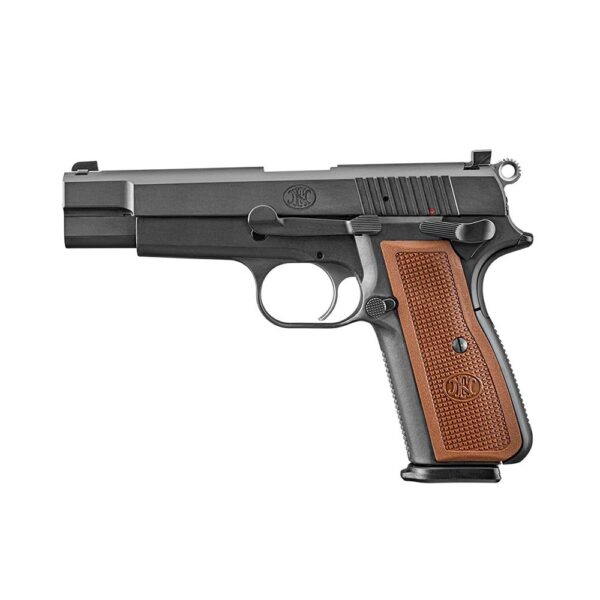 FN High Power Handgun 9mm Luger 10rd Magazines(2) 4.7" Barrel Black Slide/Frame - Precision Shot Firearms