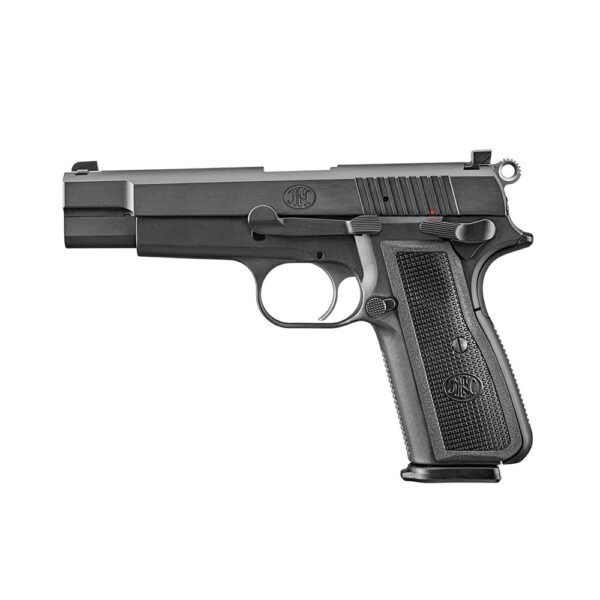 FN High Power Handgun 9mm Luger 10rd Magazines(2) 4.7" Barrel Black Slide/Frame - Precision Shot Firearms