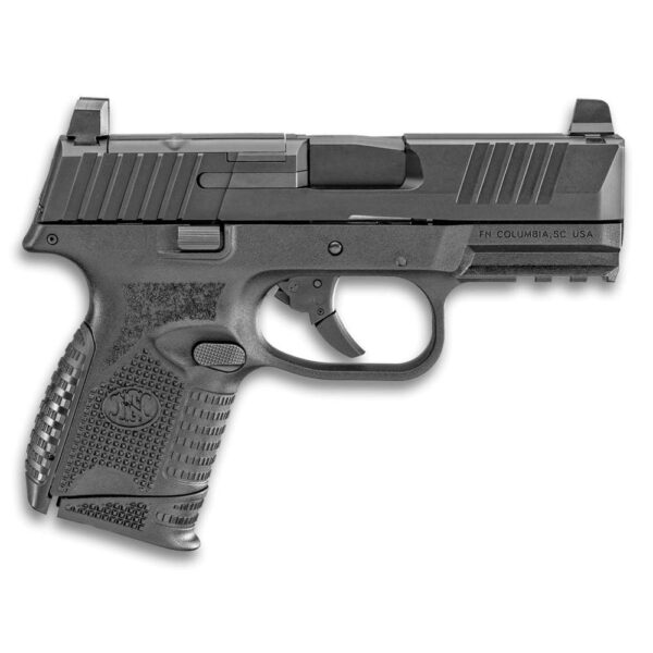 FN 509 Compact MRD Handgun 9mm Luger 12rd & 15rd Magazines (2) 3.7" Barrel Black NMS - Precision Shot Firearms