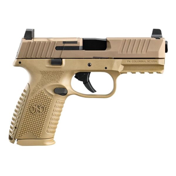 FN 509 Midsize MRD Handgun 9mm Luger 15rd Magazines (2) 4" Barrel FDE NMS - Precision Shot Firearms