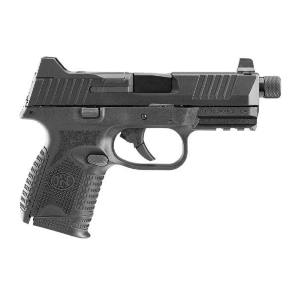 FN 509 Compact Tactical Handgun 9mm Luger 10rd Magazines (2) 4.32" Threaded Barrel Black - Precision Shot Firearms