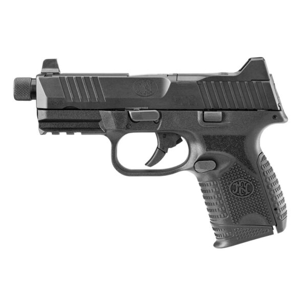 FN 509 Compact Tactical Handgun 9mm Luger 10rd Magazines (2) 4.32" Threaded Barrel Black - Precision Shot Firearms