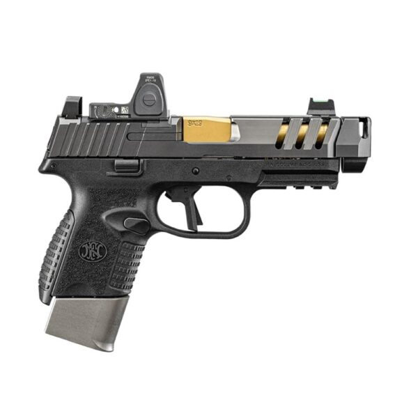 FN 509 CC Edge Handgun 9mm Luger 12rd (1) & 15rd (2) Magazines 4.2" Barrel Black NMS - Precision Shot Firearms