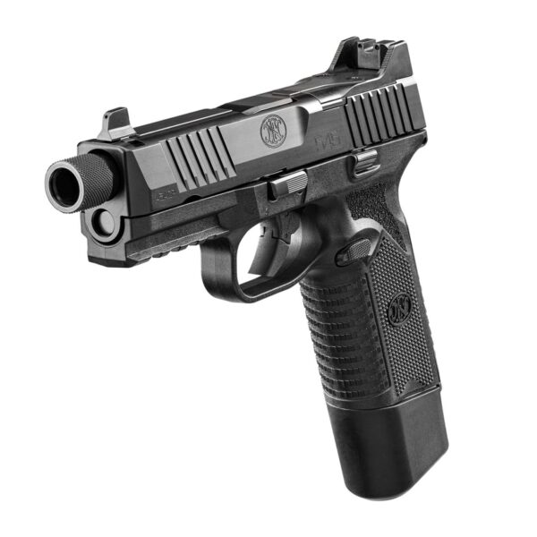 FN 545 Tactical Handgun 45 ACP 10rd Magazines (2) 4.71" Threaded Barrel Black NMS Night Sights - Precision Shot Firearms