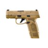FN Reflex MRD Handgun 9mm Luger 11rd & 15rd Magazines (2) 3.3" Barrel FDE NMS - Precision Shot Firearms
