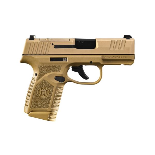 FN Reflex MRD Handgun 9mm Luger 10rd Magazines (2) 3.3" Barrel FDE NMS - Precision Shot Firearms