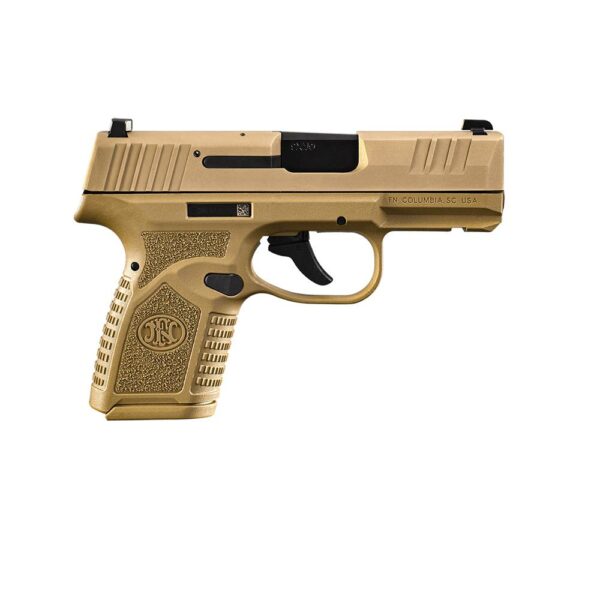 FN Reflex MS Handgun 9mm Luger 10rd Magazines (2) 3.3" Barrel FDE - Precision Shot Firearms
