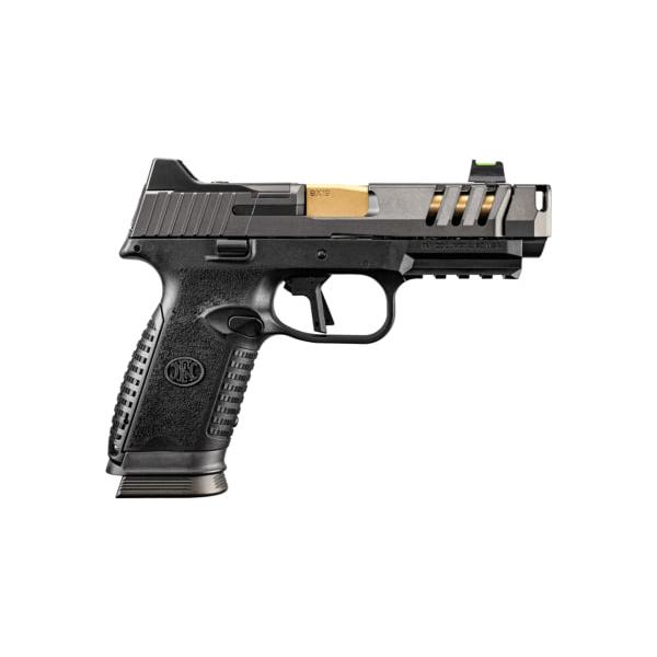 FN 509 CC Edge XL Handgun 9mm Luger 10rd Magazines(3) 4.2" Barrel Compensator Black/Gray - Precision Shot Firearms