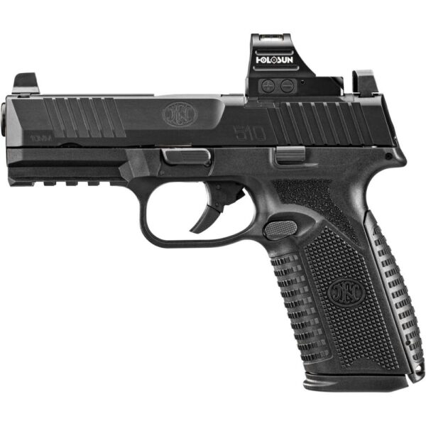 FN 510 MRD Handgun 10mm Auto 15rd Magazine (2) 4.1" Barrel Black with Holosun Red Dot - Precision Shot Firearms