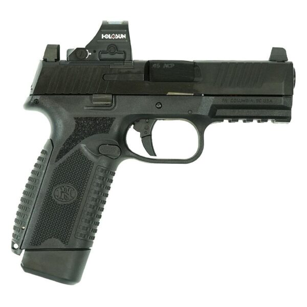 FN 545 MRD Handgun .45 ACP 15rd Magazines (2) 4.1" Barrel Black with Holosun Red Dot - Precision Shot Firearms