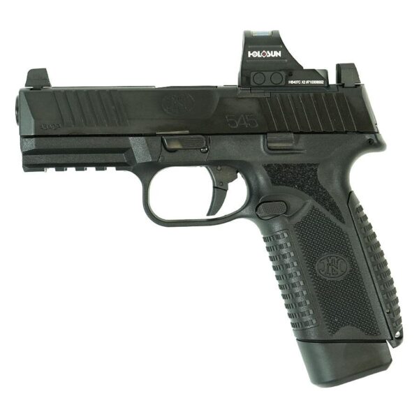 FN 545 MRD Handgun .45 ACP 15rd Magazines (2) 4.1" Barrel Black with Holosun Red Dot - Precision Shot Firearms