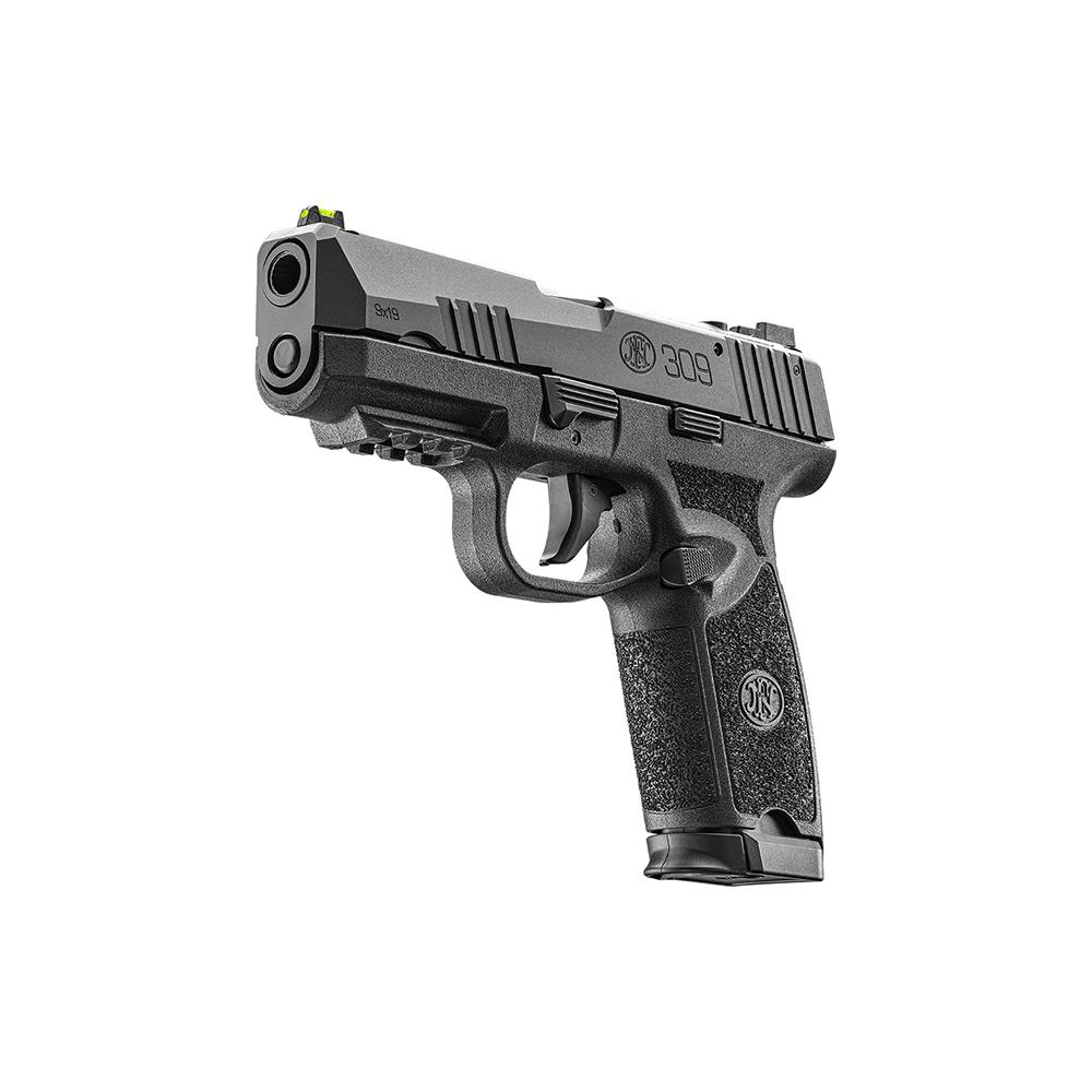 FN 309 MRD Handgun 9mm Luger 16(1) & 20(1)rd Magazines 3.8" Barrels Fiber Optic Front OR Black - Precision Shot Firearms