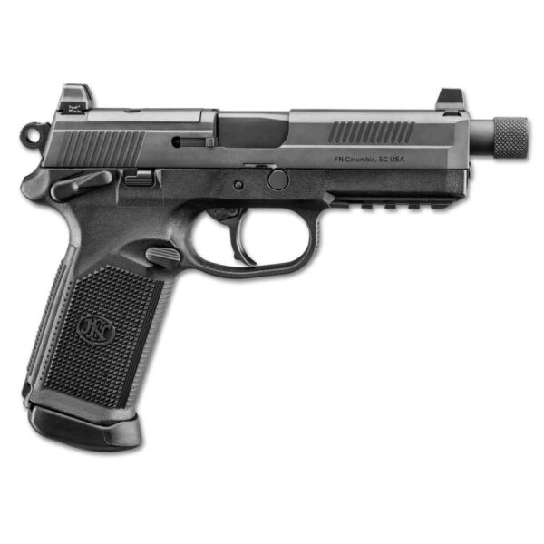 FN FNX-45 Tactical Handgun .45 ACP 10rd Magazines (2) 5.3" Threaded Barrel Black Night Sights - Precision Shot Firearms