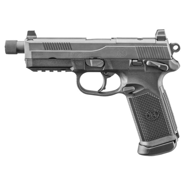 FN FNX-45 Tactical Handgun .45 ACP 10rd Magazines (2) 5.3" Threaded Barrel Black Night Sights - Precision Shot Firearms