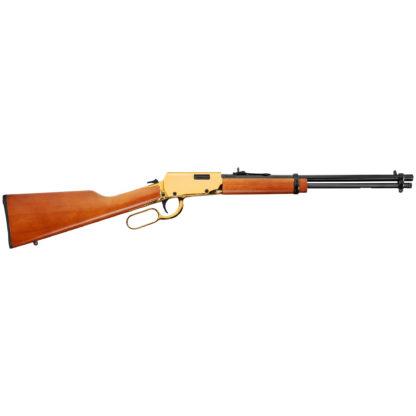 Rossi Rio Bravo Lever Action Rifle 22 LR 15rd Capacity 18" Barrel Gold Finish/Hardwood Stock - Precision Shot Firearms