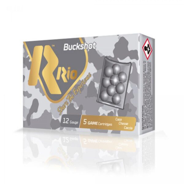 Rio Royal Buck Shotshell 12 ga 2-3/4" 9plts #00 1345 fps 5/ct - Precision Shot Firearms