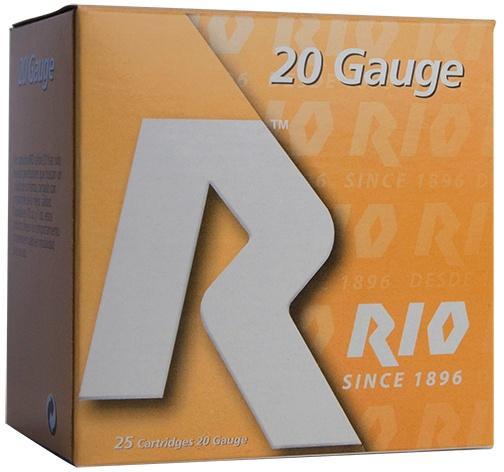 Rio Small Game Load Shotshell 20 ga 3" MAX 1-1/4 oz #6 1250 fps 25/Box - Precision Shot Firearms