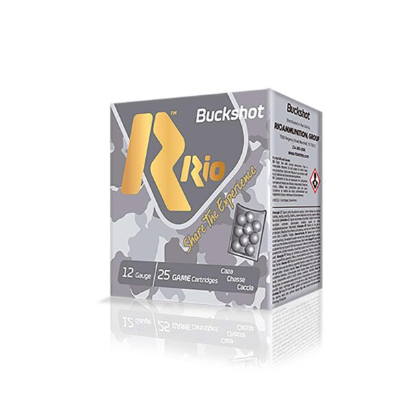 Rio Royal Buck Home Defense Shotshells 12ga 2-3/4" 9-Pellets 1250 fps #1 25/ct - Precision Shot Firearms