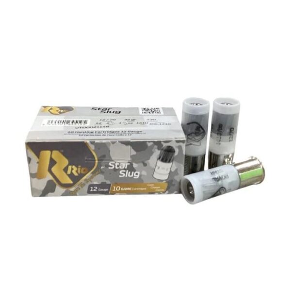 Rio Star Shotshell 12 ga 2-3/4" 1-1/8 oz 1410 fps Slug 10/ct - Precision Shot Firearms