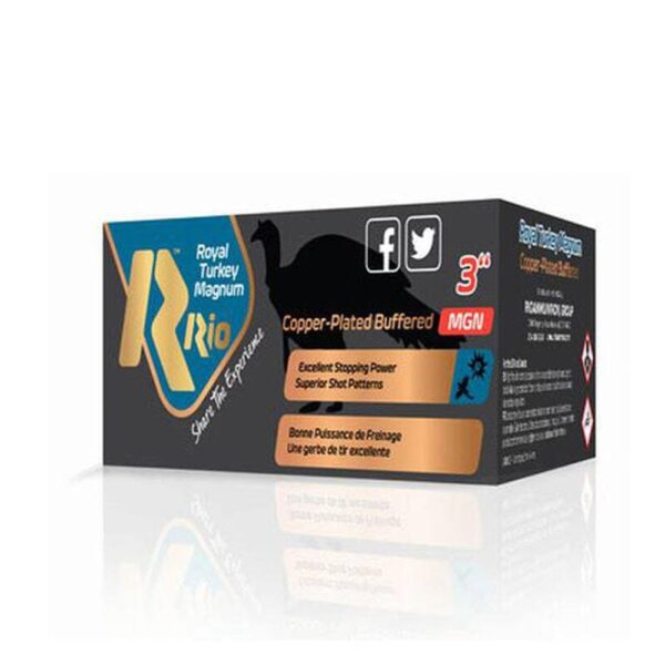 Rio Royal Turkey Buffered Shotshells 12ga 3" 1-3/4oz #6 1250 fps #5 10/ct - Precision Shot Firearms