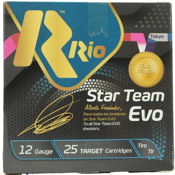 Rio Star Team EVO Shotshells 12ga 2-3/4" 1oz #8 1280 fps 25/ct - Precision Shot Firearms