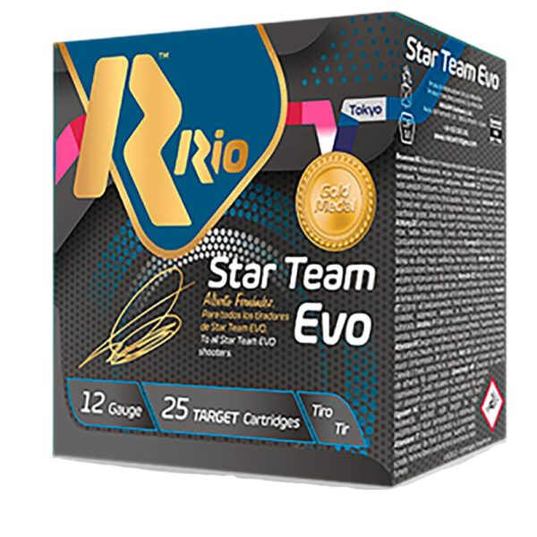 Rio Star Team Evo Spreader 32 Shotshells 12ga 2-3/4" 1-1/8oz 1250 fps #8.5 25/ct - Precision Shot Firearms