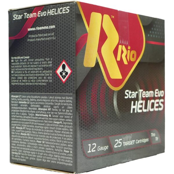 Rio Star Team EVO Helice HV Shotshell 12ga 2-3/4" 1oz 1315 fps #7.5 25/ct - Precision Shot Firearms