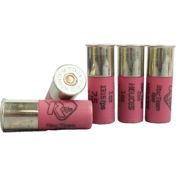 Rio Star Team EVO Helice HV Shotshell 12ga 2-3/4" 1oz 1315 fps #7.5 25/ct - Precision Shot Firearms