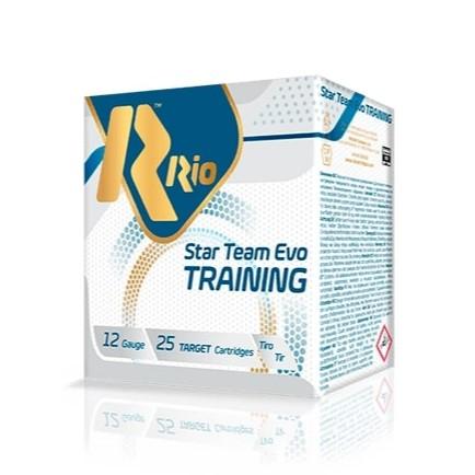 Rio Star Team Evo Training 24 Gram Shotshells 12 ga 2-3/4" 1340fps 7/8oz #8 25/ct - Precision Shot Firearms