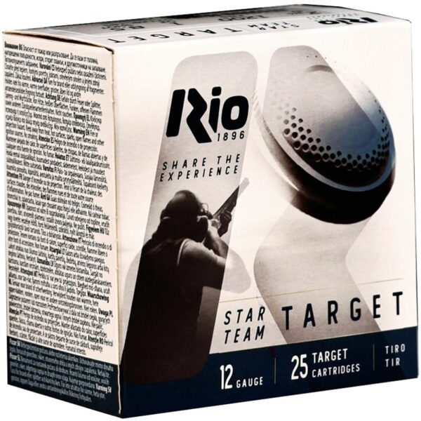 Rio Star Team Target Low Recoil Shotshells 12ga 2-3/4" 1oz #8.5 1200 fps 25/ct - Precision Shot Firearms