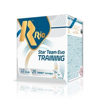 Rio Star Team Evo Training Shotgun Ammo 12ga 2-3/4" 1200fps 1-1/8oz 7.5 Shot 25/ct - Precision Shot Firearms