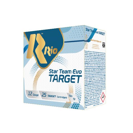 Rio Star Team Target 32 Low Recoil Shotshells 12ga 2-3/4" 1-1/8oz 1150 fps #8 25/ct - Precision Shot Firearms