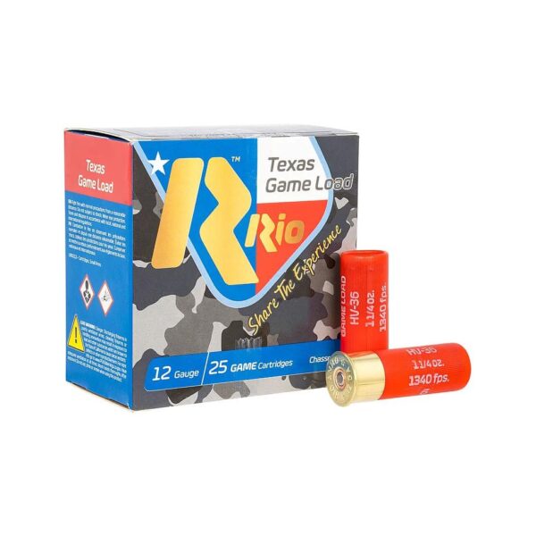 Rio Texas Game Load 36 HV Shotshells 12 ga 2-3/4" 1-1/4oz 1340 fps #7.5 25/ct - Precision Shot Firearms