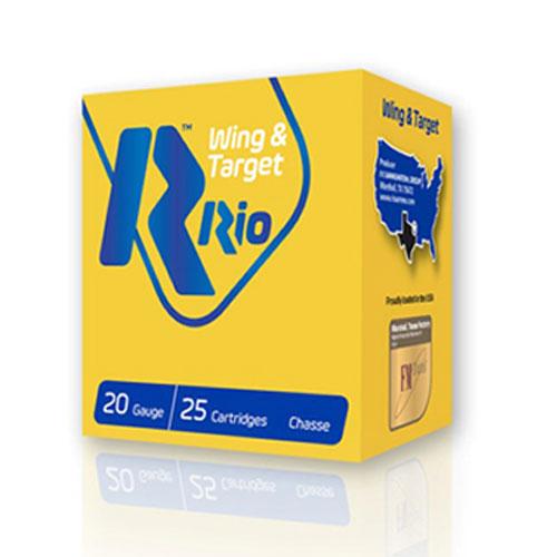 Rio Wing & Target Shotshell 20ga 2-3/4" 7/8oz 1250 fps #8 25/ct - Precision Shot Firearms