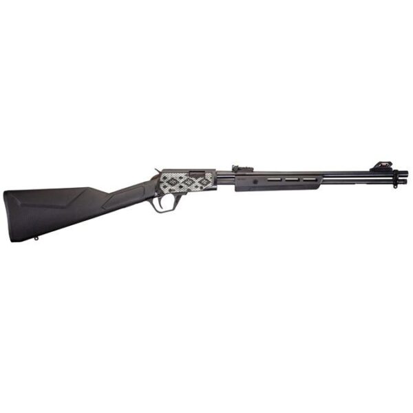 Rossi Gallery Pump Rifle .22 LR 15rd Capacity 18" Barrel Black Synthetic Stock Snakeskin Engraving - Precision Shot Firearms