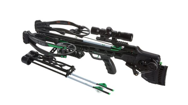 DEMO CenterPoint Sinister 430 Crossbow Integrated Silent Cocking System Auto Retracting Sled - Precision Shot Firearms