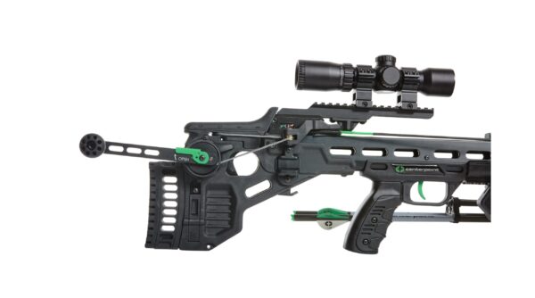 DEMO CenterPoint Sinister 430 Crossbow Integrated Silent Cocking System Auto Retracting Sled - Precision Shot Firearms