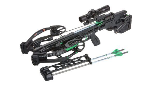 DEMO CenterPoint Sinister 430 Crossbow Integrated Silent Cocking System Auto Retracting Sled - Precision Shot Firearms